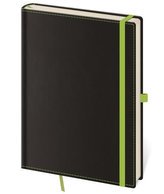 Zápisník Black Green - L linkovaný 
