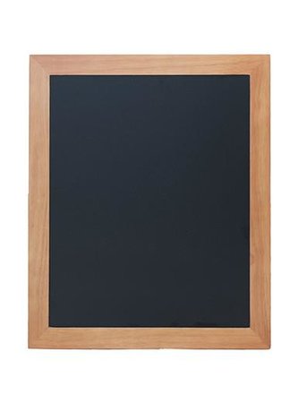 Tabule Securit UNIVERSAL nástěnná na popis křídou 50x60cm, Teak, lakovaná