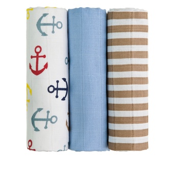 TETRA pleny HIGH QUALITY, s potiskem, 70x70, anchors / kotvy