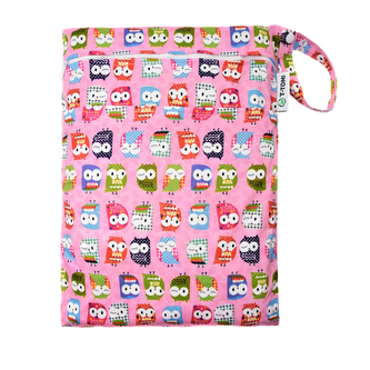 Nepromokavý sáček, pink owl / růžová sova