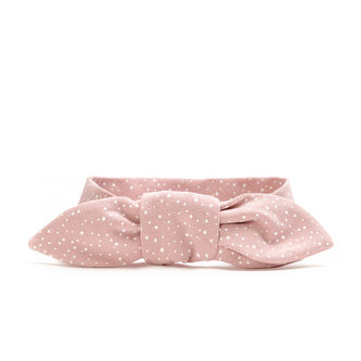 Zavazovací čelenka - dětská, pink dots