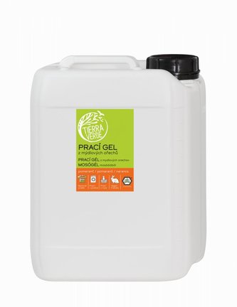 Tierra Verde Prací gel s pomerančem (5 l) - z bio mýdlových ořechů
