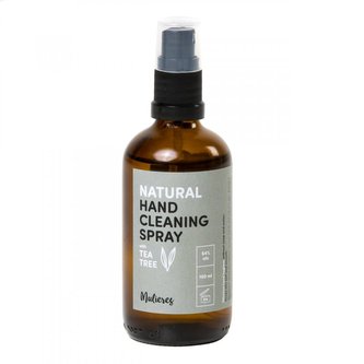 Mulieres Sprej na ruce s antibakteriálním účinkem - tea tree BIO (100 ml) - s tea tree, 64 % alkoholu