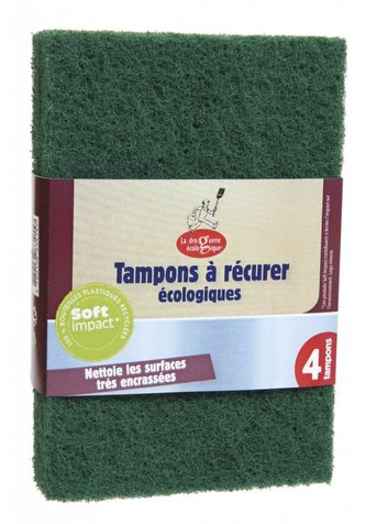 La Droguerie Ecologique by Ecodis Drsnější houbičky na špinavé povrchy (4 ks) La Droguerie Ecologique by Ecodis Drsnější houbičky na špinavé povrchy (4 ks)