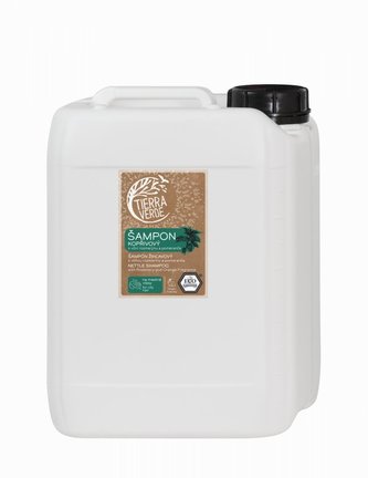 Tierra Verde Kopřivový šampon na mastné vlasy s rozmarýnem (5 l) Tierra Verde Kopřivový šampon na mastné vlasy s rozmarýnem (5 l)