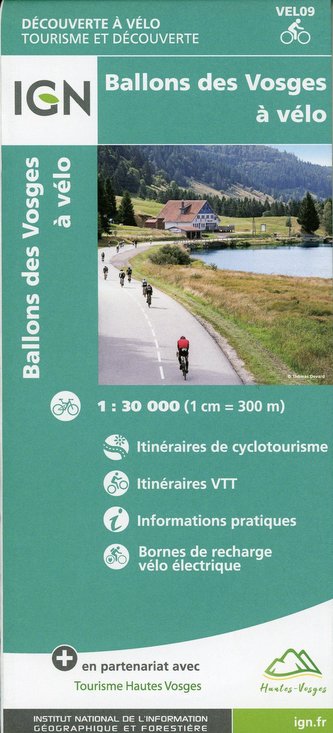 Ballons Vosges vélo 1:100 000