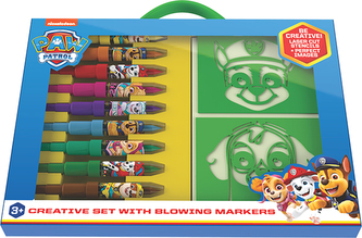 Kreativní set s foukacími fixy Tlapková patrola