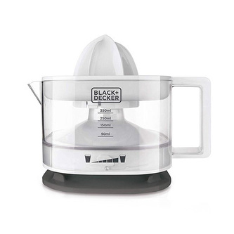 Citrusovač Black+Decker, BXCJ25E, lis na citrusové plody, 350 ml, bílý, 25 W