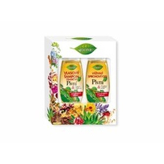 Bione Cosmetics Dárková sada vlasové a tělové péče Pivní + Chmel unisex