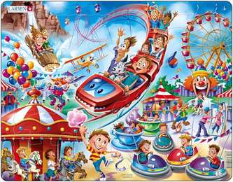 Puzzle Zábavní park 17 dílků