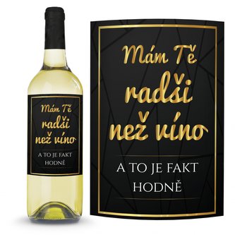 Ahome Víno Mám tě radši než víno 0,75l