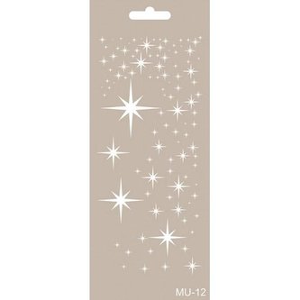 Šablona Cadence - hvězdy / 25x10 cm