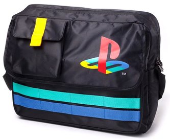 Taška na rameno Playstation: Retro Logo (35 x 24,5 x 20 cm)