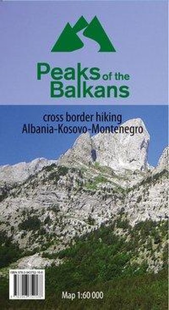 Wanderkarte Peaks of the Balkans 1: 60 000