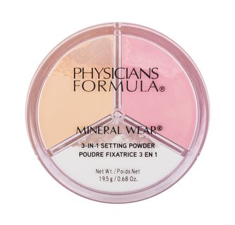 Physicians Formula Mineral Wear Pudr 3-In-1 Setting Powder 19,5 g pro ženy Physicians Formula Mineral Wear Pudr 3-In-1 Setting Powder 19,5 g pro ženy