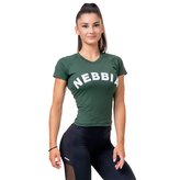 Dámské tričko Classic Hero Green - NEBBIA - Velikost S