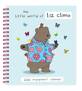 Liz Climo 2021 Engagement Calendar: (weekly Calendar of Animal Comic Strips, Funny Animal Cartoon Planner Calendar)