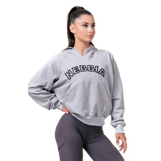 Dámská mikina Iconic Hero Old Rose - NEBBIA - Velikost L