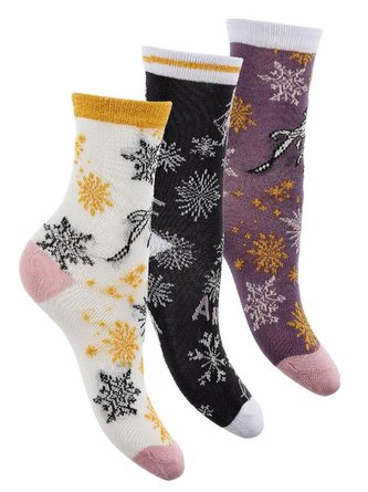 SADA 3 KS PONOŽKY FROZEN - velikost 27-30