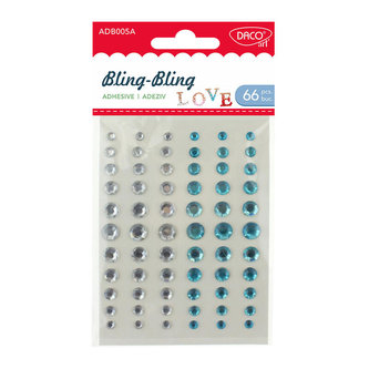 Samolepící kamínky /66 ks/