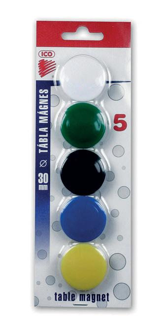 Magnety, 5 barev, 30mm
