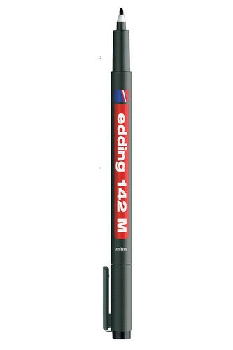 Permanentní popisovač EDDING 142 M, černý