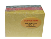 Samolepicí bloček CONCORDE 51x38mm, 3x100l.,pastel