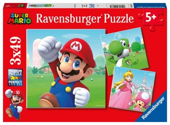 Ravensburger Puzzle - Super Mario 3x49 dílků