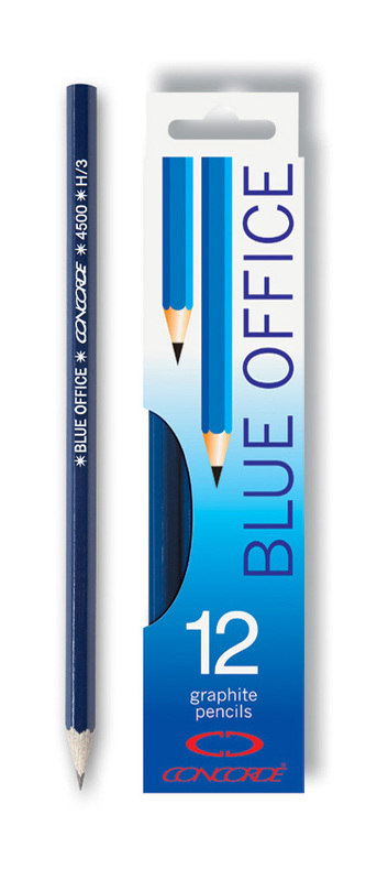 Grafitové tužky CONCORDE Blue Office č.3/H, 12ks
