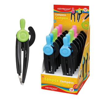 Kružítko KEYROAD Compax, displej, asort Kružítko KEYROAD Compax, displej, asort