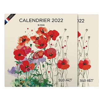 Kalendář CALCLA004 BUG ART KIUB