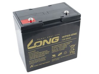 Baterie Avacom Long 12V 55Ah olověný akumulátor DeepCycle AGM F8 (WP55-12NE)