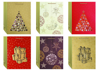 PIXEL dárková taška LUX-9 (GW) vánoční