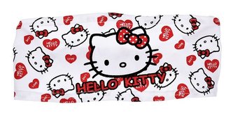 ČELENKA HELLO KITTY - velikost bílá - srdíčka
