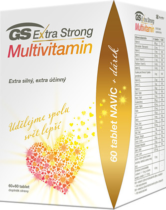 Green-Swan GS Extra Strong Multivitamin 60+60 tablet DÁREK 2021