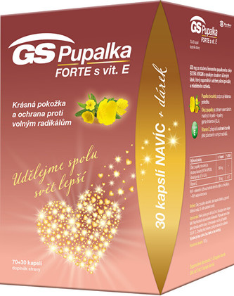Green-Swan GS Pupalka Forte s vit.E 70+30 kapslí DÁREK 2021