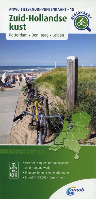 Zuid-Hollandse kust (Rotterdam / Den Haag/ Leiden) 1:100 000