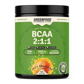 GreenFood nutrition - Performance BCAA 2:1:1 420g - Tangerine juice
