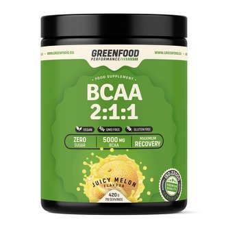 GreenFood nutrition - Performance BCAA 2:1:1 420g - Melounový juice