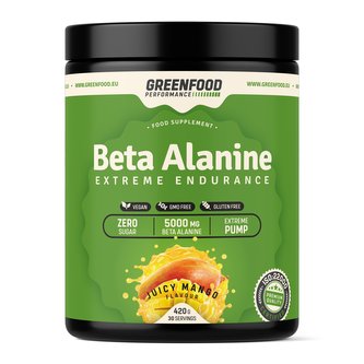 GreenFood nutrition - Performance Beta alanin 420g - Mango juice