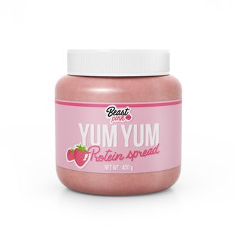 Yum Yum Proteinová pomazánka - BeastPink - jahoda - 400 g