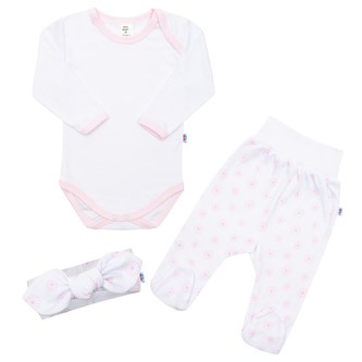 3-dílná bavlněná kojenecká souprava New Baby Lili - velikost 86 (12-18m)