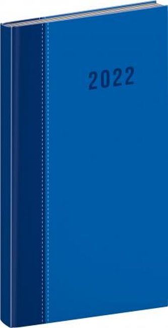 Kapesní diář Cambio Classic 2022, modrý