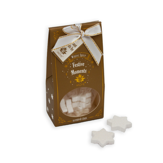 Vonné Jíly ve tvaru stromečků, 6 ks, Pine and Poinsettia