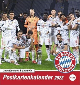 FC Bayern München Postkartenkalender 2022