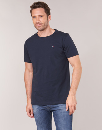 Tričko Tommy Hilfiger Cotton Tee Icon modré Velikost: M