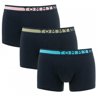 3Pack pánské boxerky Tommy Hilfiger vícebarevná guma 0SR Velikost: M