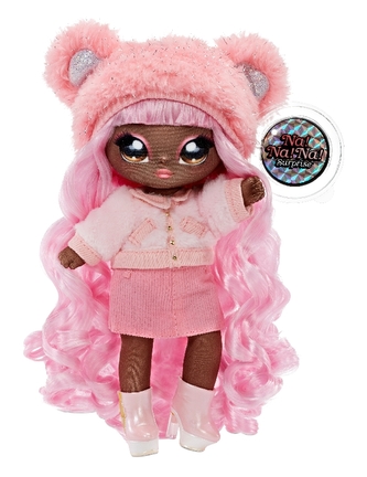 Na! Na! Na! Surprise Panenka v zářivém zvířátku 2v1 - Cali Grizzly