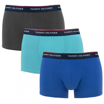 3Pack pánské boxerky Tommy Hilfiger Low Rise vícebarevné 0SQ Velikost: M