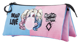 Trojitý penál na tužky DC Comics: Harley Quinn Bad Girl (23 x 11 x 10 cm)